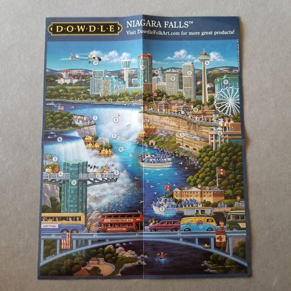 Dowdle Niagara Falls 1000 pc Jigsaw Puzzle Complete PreOwned 2020 - Picture 6 of 8